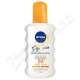 NIVEA SUN Kids opal. sprej sensit. OF50+ 200ml 85847