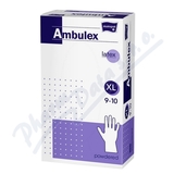 Ambulex rukavice latexov jemn pudrovan XL 100ks
