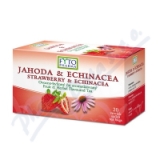 Ovocno-bylinný čaj Jahoda +Echin.  20x2g Fytopharma