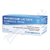 Magnesium Lactate Biomedica 500mg tbl. nob. 50