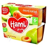 Hami 100% ov.  ovocn koktejl 4x100g 6M