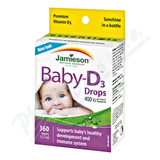 JAMIESON Baby-D3 Vitamín D3 400 IU kapky 11. 7ml