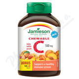 JAMIESON Vitamín C 500mg broskev chewable tbl. 120