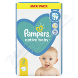 Pampers Active Baby 2 plenk. kalhotky 4-8kg 72ks