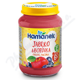 Hamnek Jabko+borvka 190g ovocn svainka 6m+