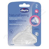 CHICCO Dudlk Nat. Feel. sil. stedn prtok 2m+ 1ks