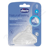 CHICCO Dudlk Nat. Feel. sil. pomal prtok 0m+ 1ks