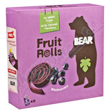 BEAR Fruit Rolls Blackcurrant 5x20g