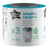 Tommee Tippee Simplee Nhradn kazety 3ks