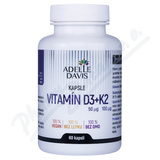 Adelle Davis Vitamín D3+K2 cps. 60