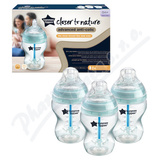 Tommee Tippee Kojen. lahev Pomal. pr.  260ml 0m+ 3ks