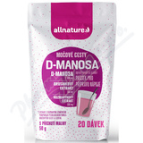 Allnature D-Manosa brusink. extraktem p. malina 50g