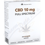 CBD 10mg Full Spectrum tob. 60+15