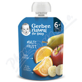 Gerber Natural kapsika multifruit 90g 6M