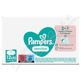 Pampers Sensitive istic ubrousky 2v1 12x52ks