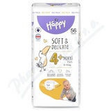 Happy Soft&Delicate 4+ dtsk pleny 9-15kg 56ks