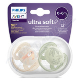 Philips AVENT idt. Ultrasoft 0-6m chlap. -obr. 2ks