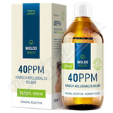 WoldoHealth Koloidn� st��bro 40ppm 500ml