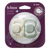 b. box Dudl�k silikonov� 0-6m sage&vanilla 2ks