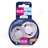 LOVI Dudlk silik.  PRIME 6-18m Lilac-Violet 2ks