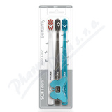 SOFTdent Butterfly zubn kartek SOFT 3ks