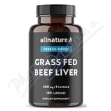 Allnature Grass Fed Beef Liver cps. 180