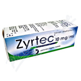 Zyrtec 10mg-ml por. gtt. sol. 1x20ml