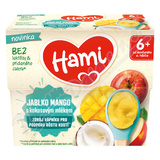 Hami Jablko mango kokosov mlko 4x95g 6m+