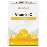 LIVSANE Vitamin C+Zinek tbl. 60