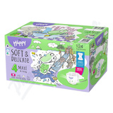 Happy Soft&Delicate 4 d�tsk� plenky 8-14kg 124ks