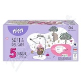 Happy Soft&Delicate 5 d�tsk� plenky 11-18kg 104ks