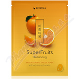 KORIKA SuperFruits Brighten. Sheet Mask Hallab. 25g