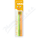 MEDIBLANC Kids&Jun. Ul. Soft Toothbr. Oran. +Green 2ks