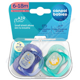 Canpol babies Dudl�k sil. NIGHTGLOW 6-18m 2ks kluk