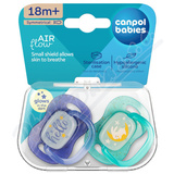 Canpol babies Dudl�k sil. NIGHTGLOW 18m+ 2ks kluk