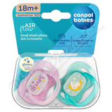 Canpol babies Dudl�k sil. NIGHTGLOW 18m+ 2ks holka