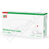 Rukavice vy�et�ovac� Sentina Ivory latex L 100ks