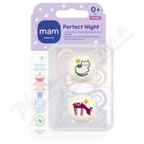 MAM Dudl�k Perfect Night 0+m box r��ov�-fialov�2ks