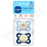MAM Dudl�k Original Night box 0+m sv-tm. modr� 2ks