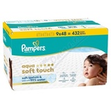 Pampers Aqua Soft Touch �ist�c� ubrousky 9x48ks