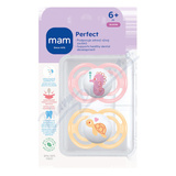 MAM Dudl�k Perfect box 6+m r��ov�-oran�ov� 2ks