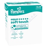 Pampers Aqua Soft Touch �ist�c� ubrousky 18x48ks