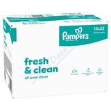 Pampers Fresh&Clean �ist�c� ubrousky 15x52ks