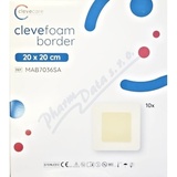Clevecare Clevefoam Border p�n. kryt� 20x20cm 10ks