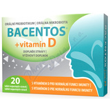 BACENTOS + vitam�n D or�ln� probiotikum tbl. 20