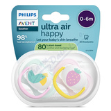 Philips AVENT UltraAir dudl�k 0-6m r��-zelen� 2ks
