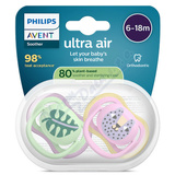 Philips AVENT UltraAir dudl�k 6-18m r��-zel. ob. 2ks