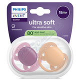 Philips AVENT Ultrasoft dudl�k 18+m fial-oran�. 2ks