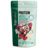 Topnatur M�sli srdcem protein b�l� �oko&malina250g