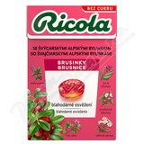 RICOLA Brusinky bez cukru 40g